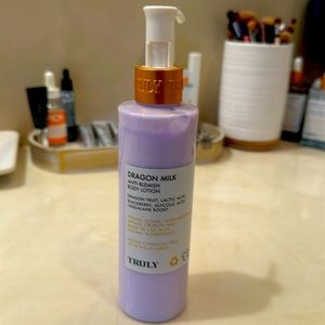 Truly Dragon Milk Anti-blemish Lotion, never used, pump still locked
